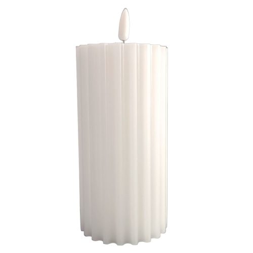 Vela de cera blanca