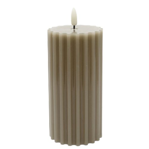 Vela de cera gris