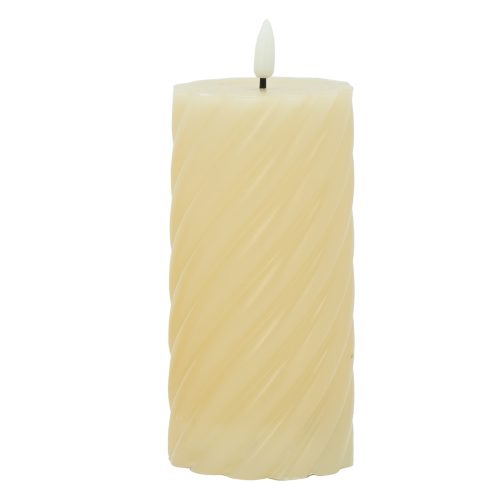 Vela de cera marfil