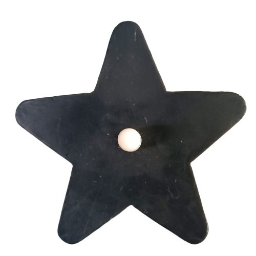 Vela de cera negra