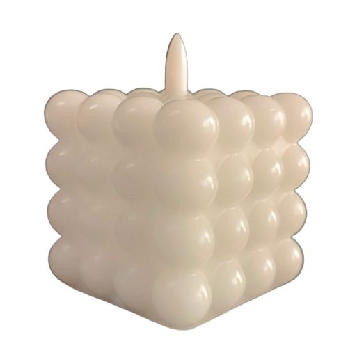 Vela de cera blanca