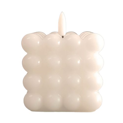 Vela de cera blanca