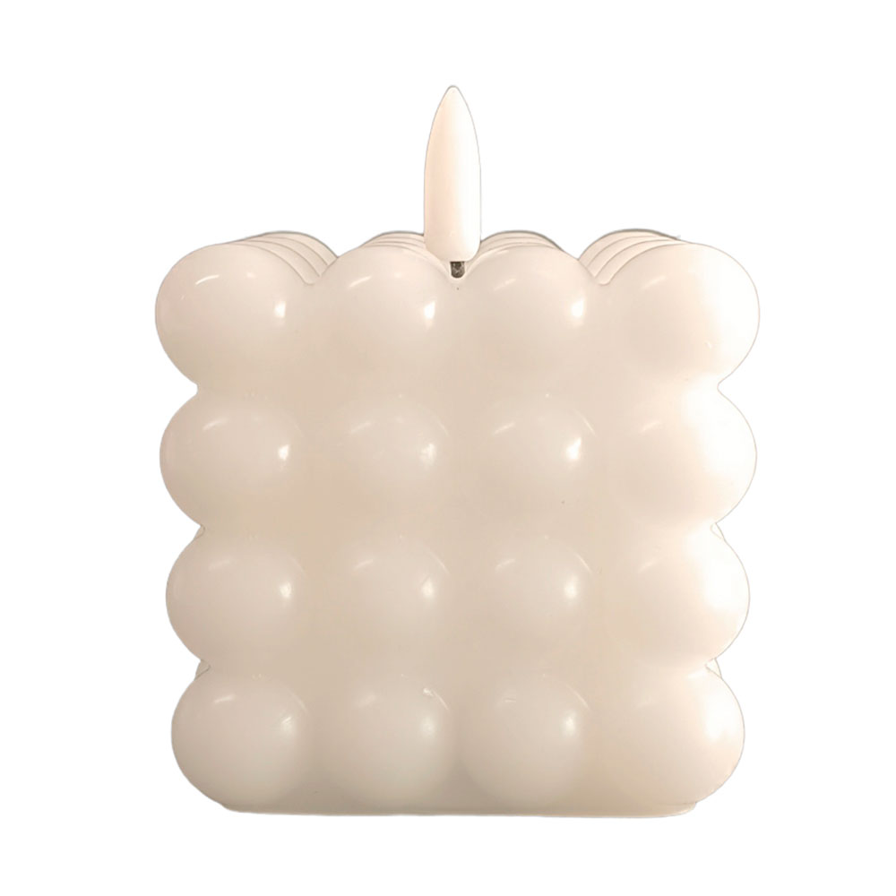 Vela de cera blanca - Galerías el Triunfo - 180207889068