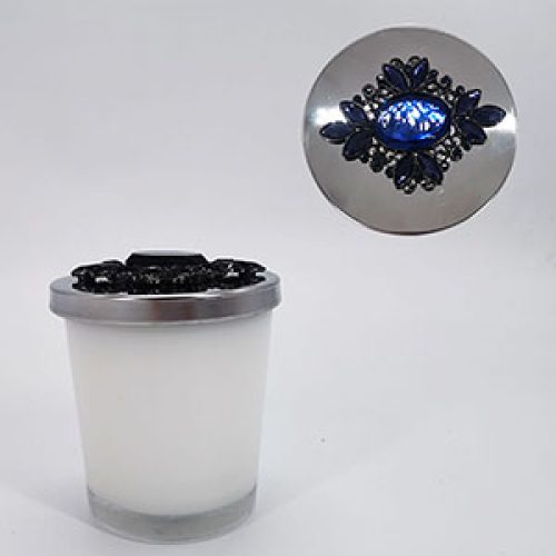 Vela perfumada en vaso