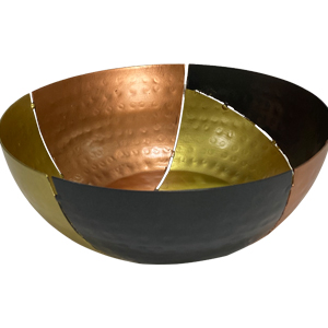 Bowl de metal multicolor - Galerías el Triunfo - 186071649117