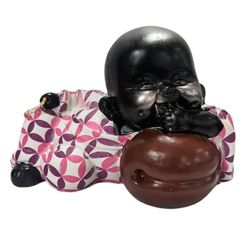 Niño buda de resina