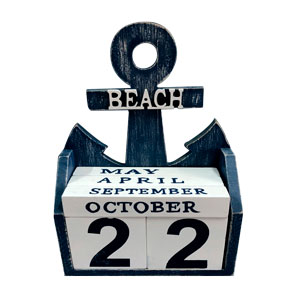 Calendario de madera