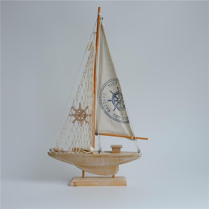 Velero con detalles marinos - Galerías el Triunfo - 206071383204