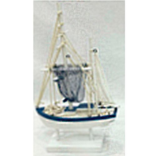 Barco azul con base