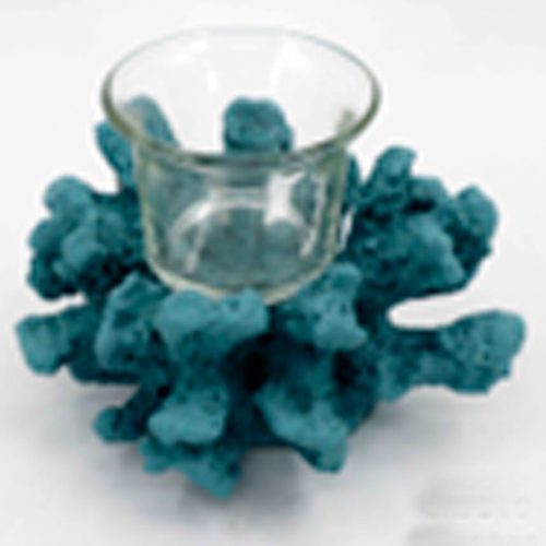 Candelabro en arrecife azul