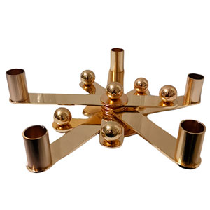 Candelabro de metal