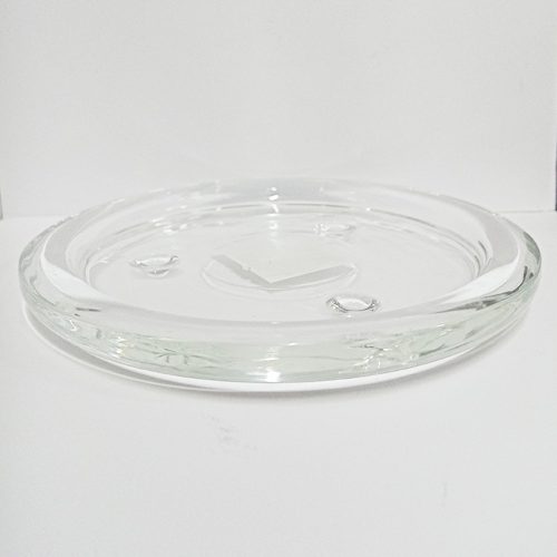 Candelabro de vidrio plano