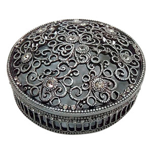 Alhajero de metal redondo - Galerías el Triunfo - 210207655025