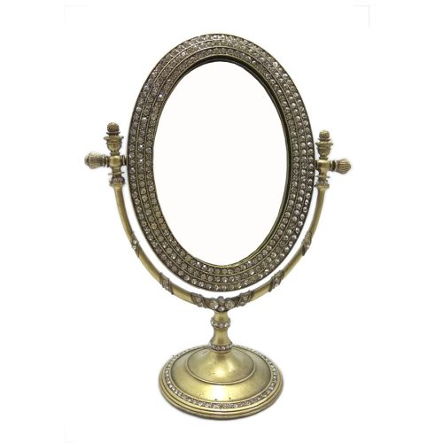 Espejo oval con base