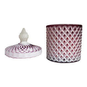 Candelabro con vela biselado