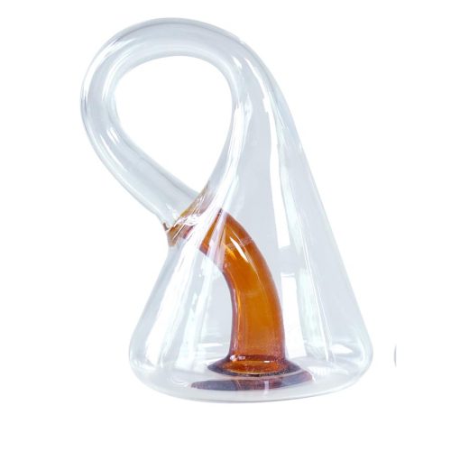 Botella Klein de vidrio
