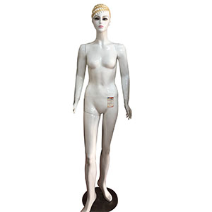 Maniquí blanco de mujer