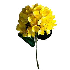 Vara de hortencias amarilla