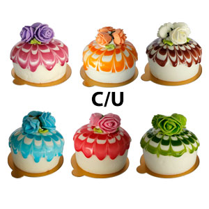 Pastel con cobertura