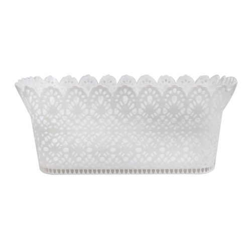 Maceta de plastico rectangular