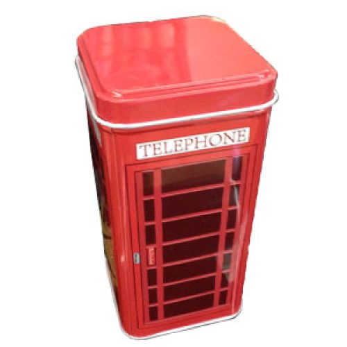 Caja de metal estampado