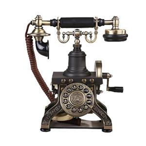 Teléfono vintage negro