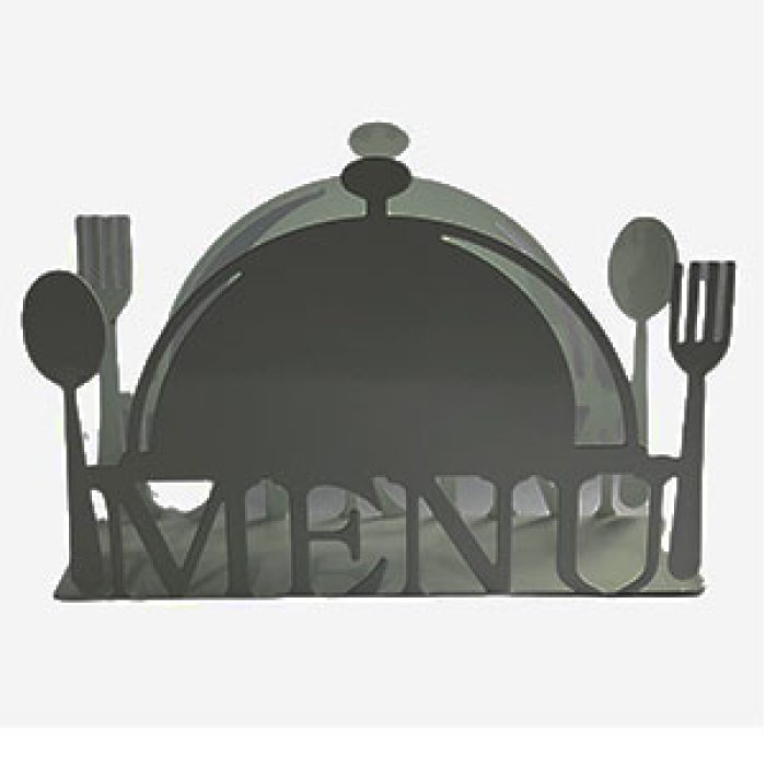 Servilletero negro diseño menu - Galerías el Triunfo - 271001736299