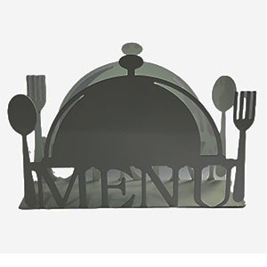 Servilletero negro diseño menu - Galerías el Triunfo - 271001736299