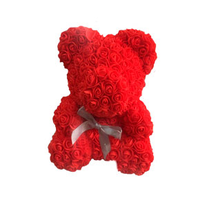 Arreglo de flores rojas