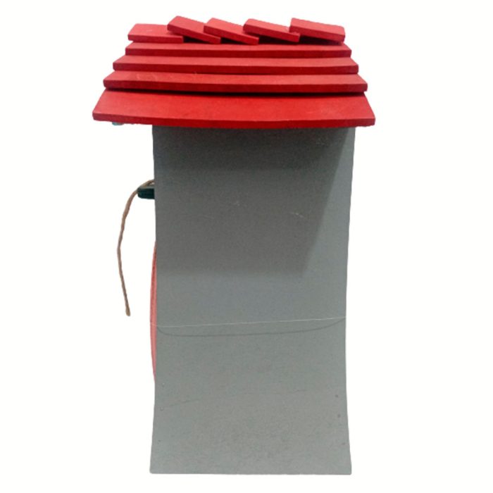 Casa para aves gris - Image 2