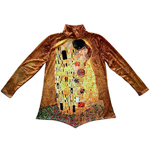 Blusa con pareja besándose