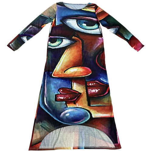 Vestido Largo con diseño