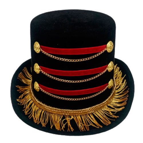 Sombrero de copa negro