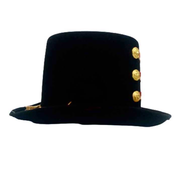 Sombrero de copa negro - Image 3