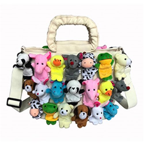 Bolsa de lona beige
