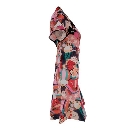 Vestido diseño oriental
