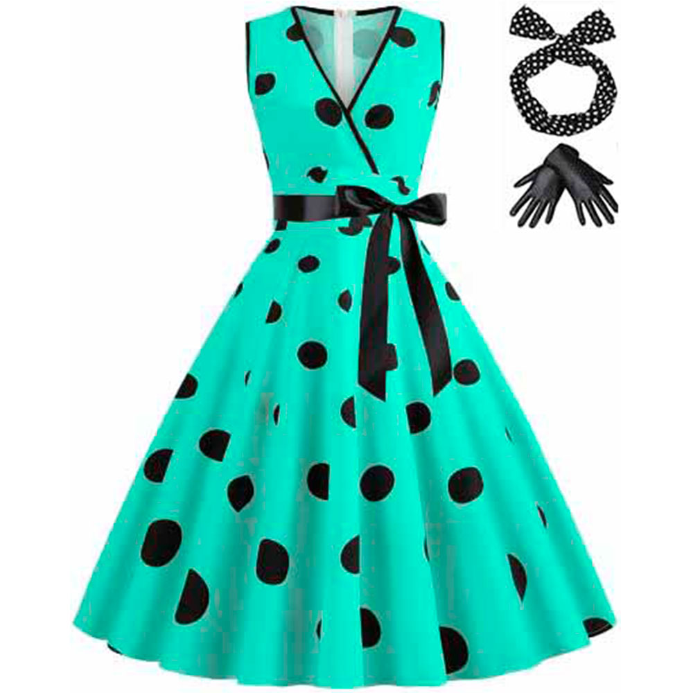 Juego de vestido color