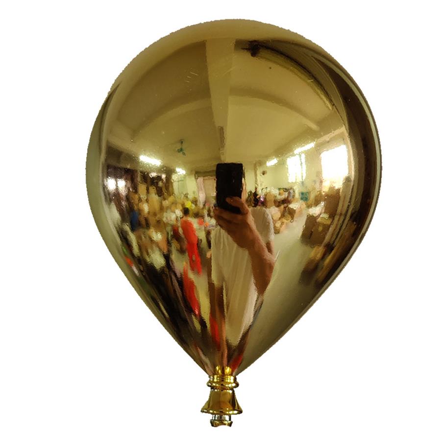 Esfera de plastico dorada - Galerías el Triunfo - 291001736866