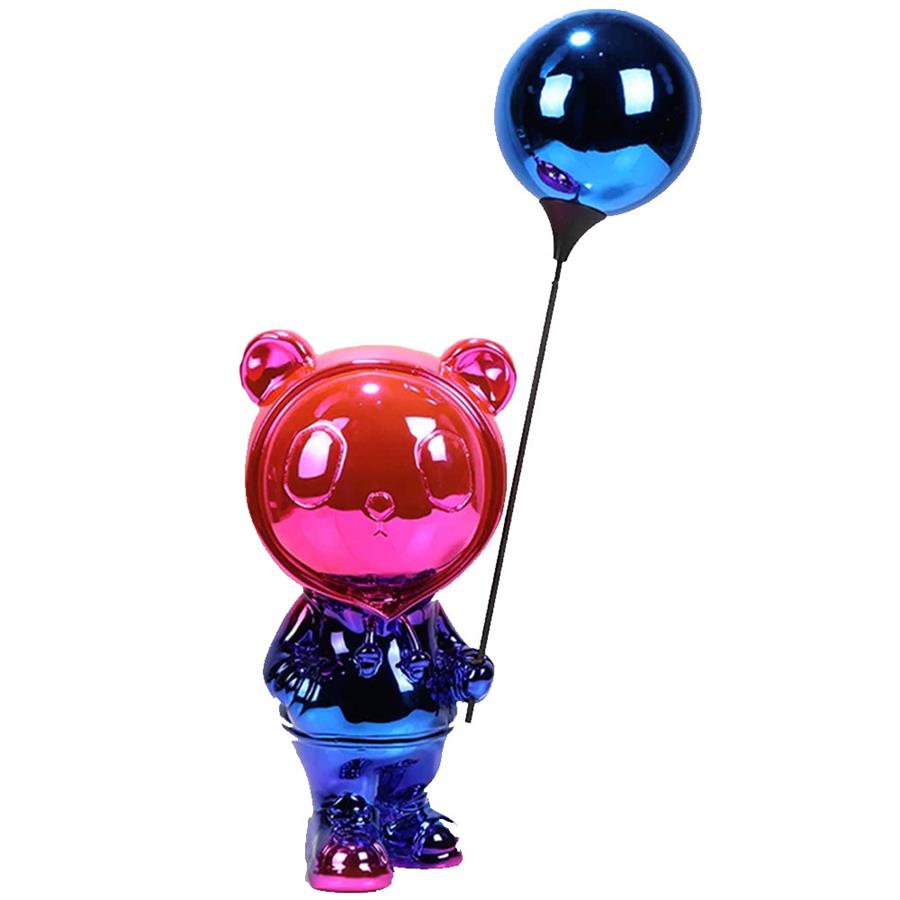 Panda de poliresina rosa - Galerías el Triunfo - 291001736878