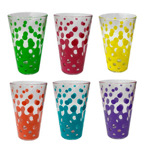 Set de 6 vasos