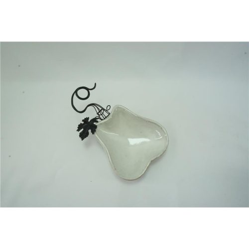 Calabaza blanca de porcelana