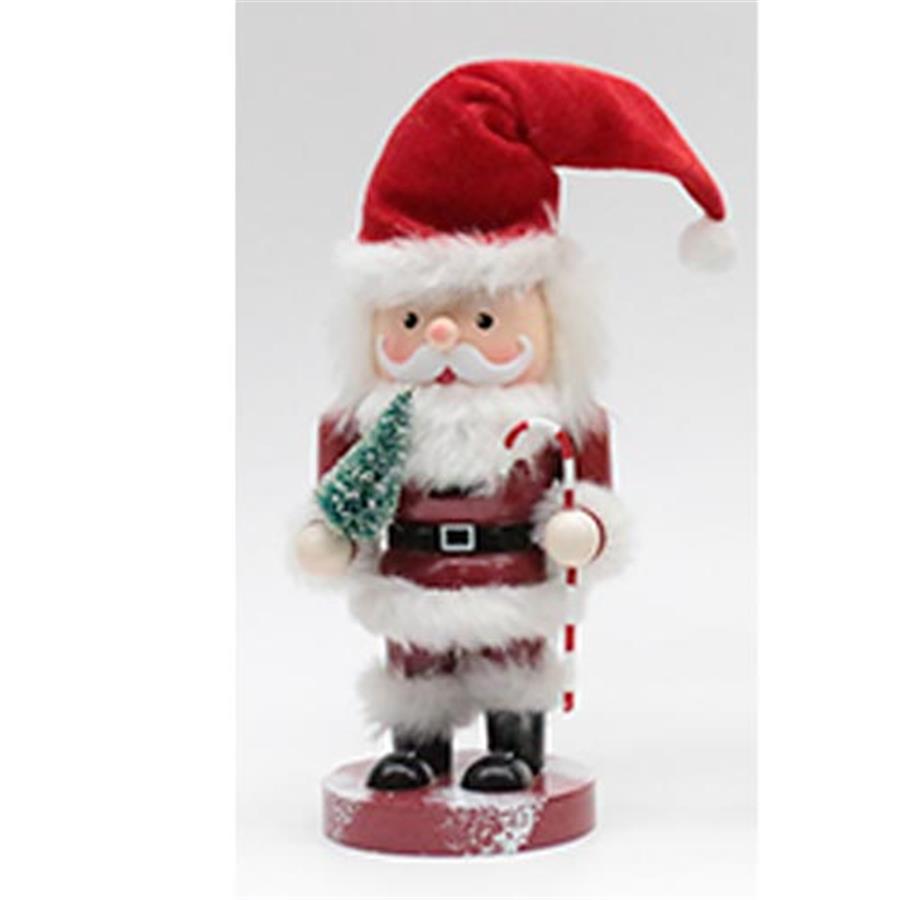 Santa rojo de madera - Galerías el Triunfo - 044071821673