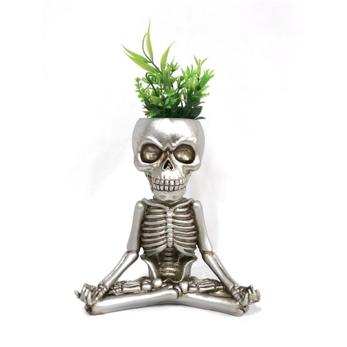 Maceta calavera orando - Galerías el Triunfo - 044071821730