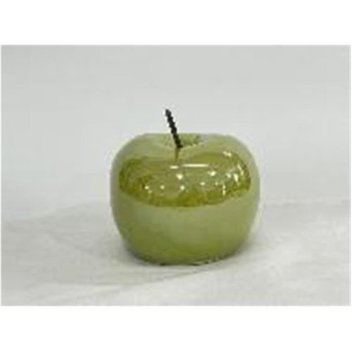 Manzana verde de porcelana