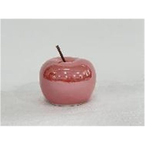 Manzana rosa de porcelana