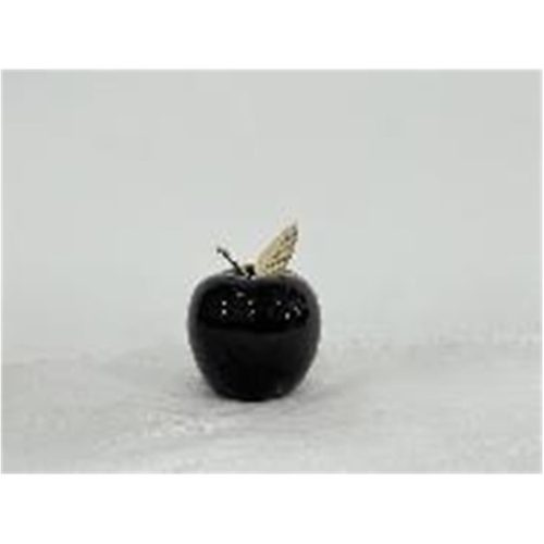 Manzana negra de porcelana