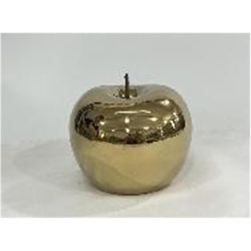 Manzana dorada de porcelana