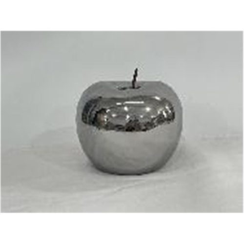 Manzana plateada de porcelana