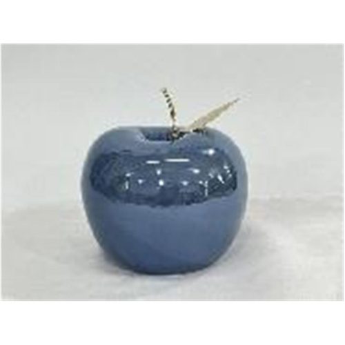 Manzana azul de porcelana