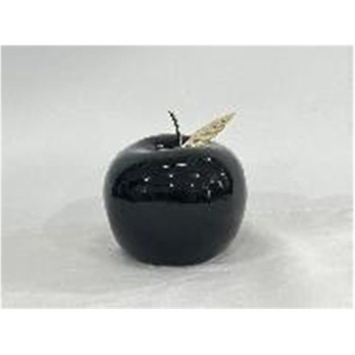 Manzana negra de porcelana